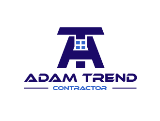 Adam Trend, Contractor logo design by SOLARFLARE