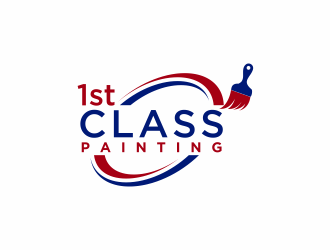 1st Class Painting logo design by ammad