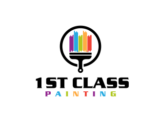1st Class Painting logo design by ammad