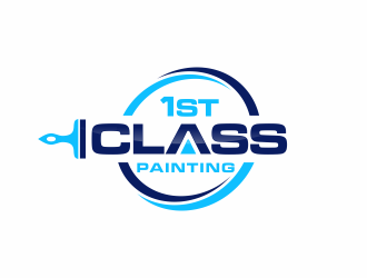 1st Class Painting logo design by ammad