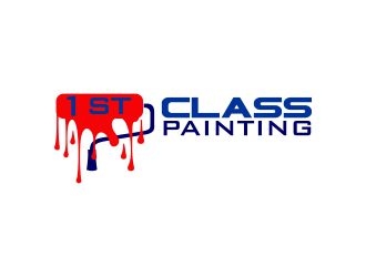 1st Class Painting logo design by naldart