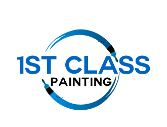 1st Class Painting logo design by tec343