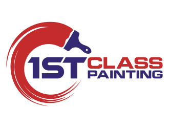 1st Class Painting logo design by Realistis