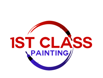 1st Class Painting logo design by tec343