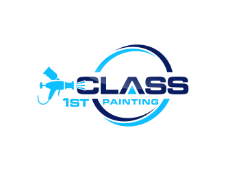 1st Class Painting logo design by ammad