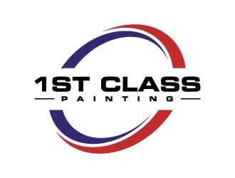 1st Class Painting logo design by maserik