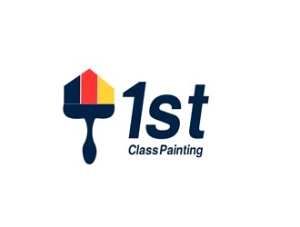 1st Class Painting logo design by bougalla005