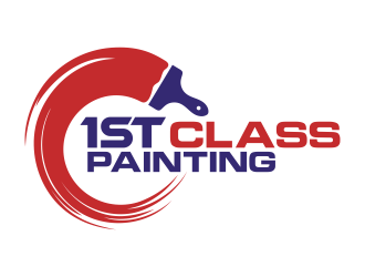 1st Class Painting logo design by Realistis