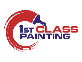 1st Class Painting logo design by Realistis