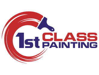 1st Class Painting logo design by Realistis