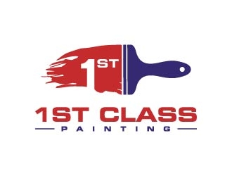 1st Class Painting logo design by maserik