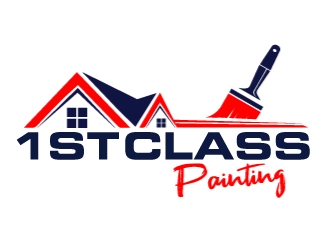 1st Class Painting logo design by ElonStark
