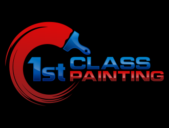 1st Class Painting logo design by Realistis