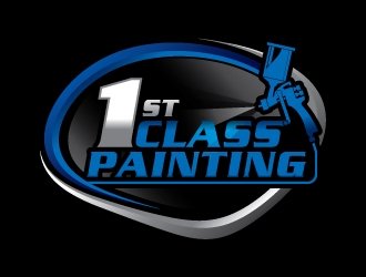 1st Class Painting logo design by dshineart