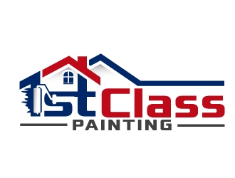 1st Class Painting logo design by NikoLai