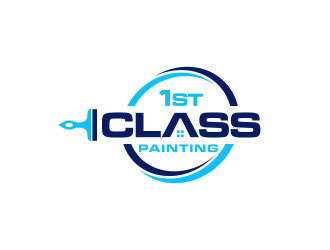 1st Class Painting logo design by ammad