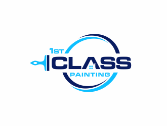 1st Class Painting logo design by ammad