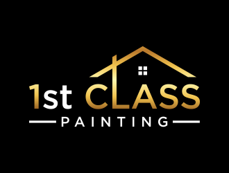 1st Class Painting logo design by Editor