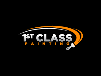 1st Class Painting logo design by lestatic22