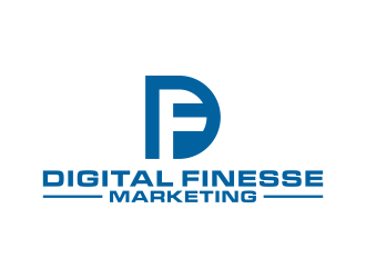 Digital Finesse Marketing logo design by BlessedArt