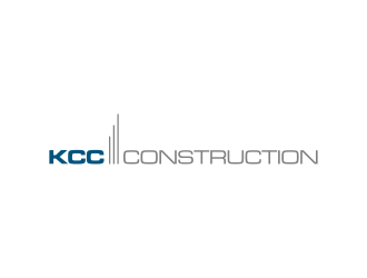 KCC Construction  logo design by dewipadi