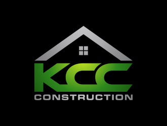 KCC Construction  logo design by BlessedArt