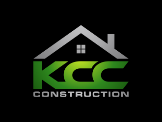 KCC Construction  logo design by BlessedArt