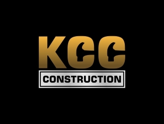 KCC Construction  logo design by ahjon