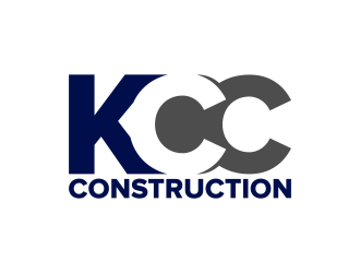 KCC Construction  logo design by pakNton