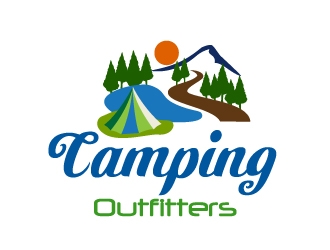 Camping Outfitters logo design by Dawnxisoul393