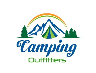 Camping Outfitters logo design by Dawnxisoul393