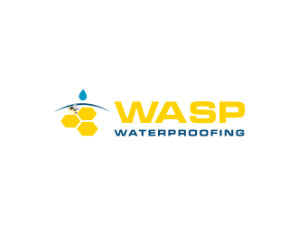 WASP WATERPROOFING logo design by Barkah