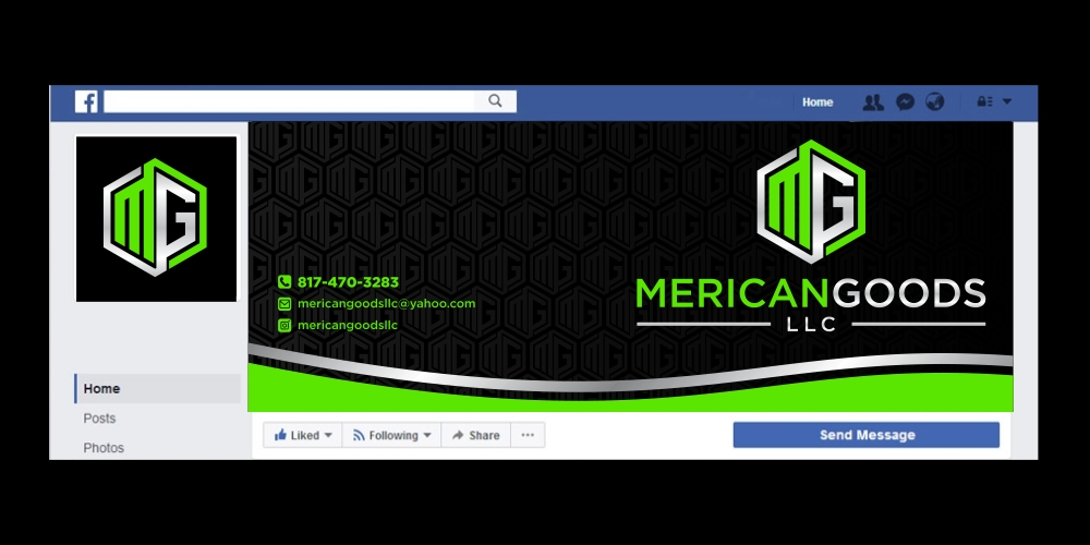 MericanGoods LLC logo design by aura