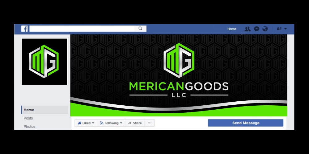 MericanGoods LLC logo design by aura