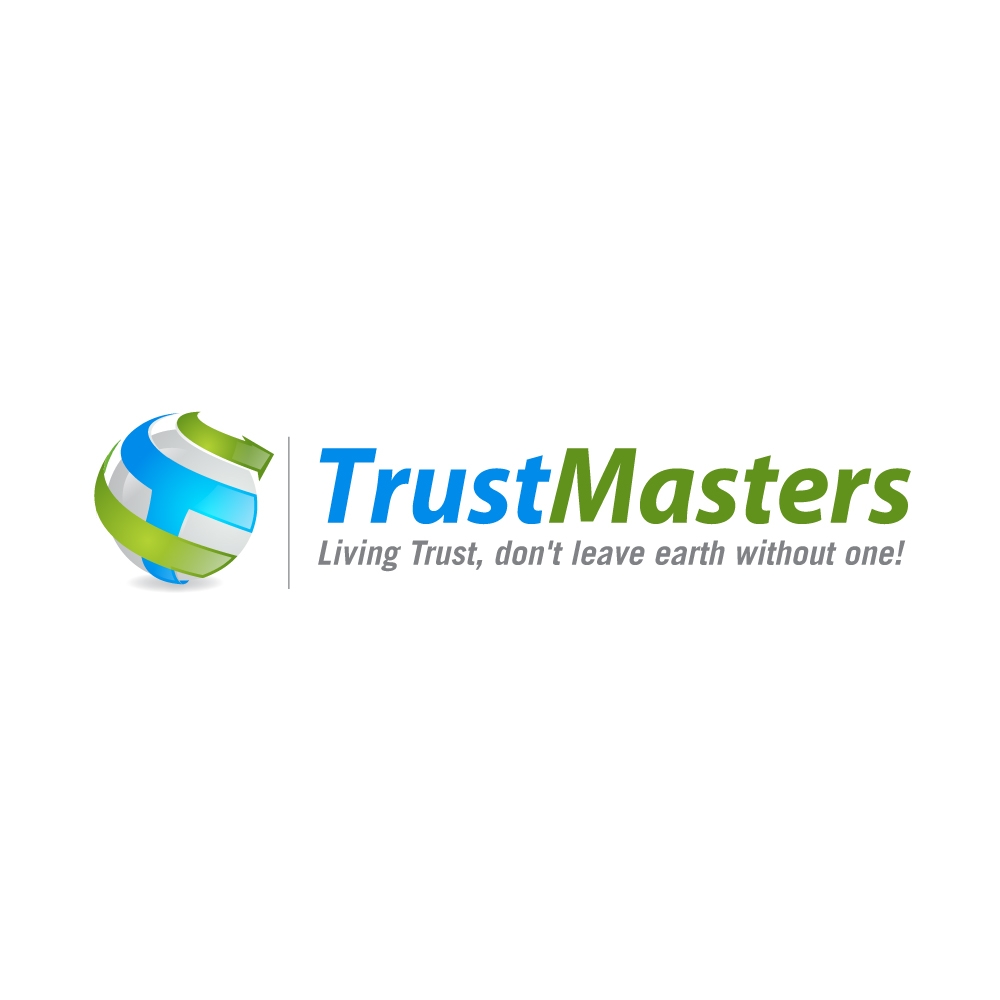 TrustMasters. This is not our logo. These are the 3 components I want to see in the logo (1)TrustMasters (2) Tagline: Living Trust, dont leave earth without one (3) Some sort of Globe   logo design by mattlyn