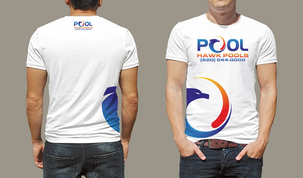 Pool Hawk Pools logo design by mattlyn