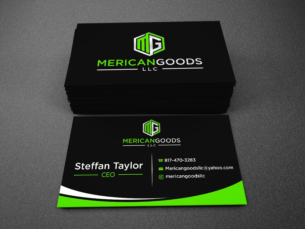 MericanGoods LLC logo design by Al-fath