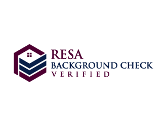 RESA Background Check Verified  logo design by denfransko