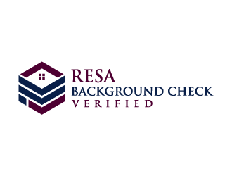 RESA Background Check Verified  logo design by denfransko