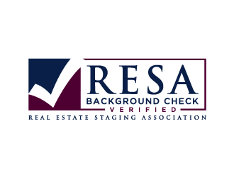 RESA Background Check Verified  logo design by denfransko