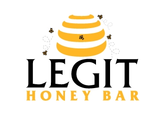 Legit Honey Bar logo design by ElonStark