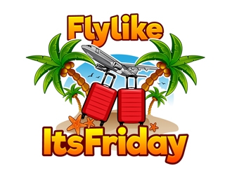 FLYLIKEITSFRIDAY logo design by DreamLogoDesign