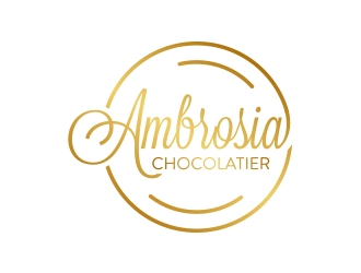 Ambrosia Chocolatier logo design by keylogo