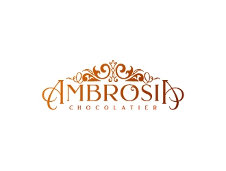 Ambrosia Chocolatier logo design by igor1408