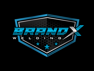 Brand X Welding logo design by pencilhand