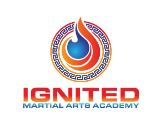 Ignited Martial Arts Academy logo design by MarkindDesign
