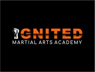 Ignited Martial Arts Academy logo design by amazing