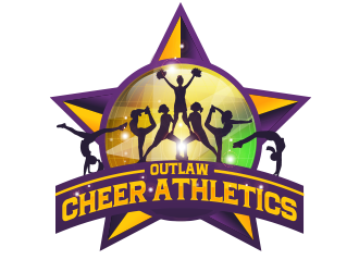 Outlaw Cheer Athletics logo design by schiena