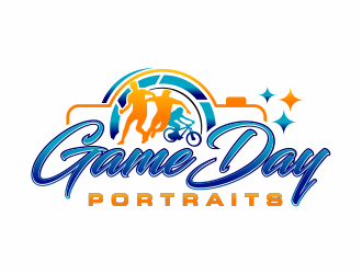 GameDay Portraits logo design by mutafailan