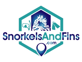 SnorkelsAndFins.com logo design by PMG